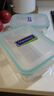 GLASSLOCK韩国进口钢化玻璃保鲜盒长方形便当盒加厚耐摔饭盒碗 1100ml 实拍图