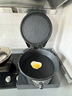 东菱星电饼铛家用 电饼档 煎饼锅 煎烤机烙饼锅三明治机70mm加深 早餐机 600KS墨绿-直径34cm（下盘可拆卸） 实拍图