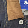 杰克·琼斯（JACK&JONES）26年秋季外套男士装宽松潮流休闲品质夹克撞色翻领原色牛仔外套男 A13 深牛仔蓝 L 180 实拍图