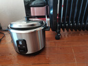 三角牌（Triangle）电饭煲家用不锈钢电饭锅3L煮饭锅2-3人老式电饭煲304不锈钢胆米饭锅带蒸笼TG-Z30X12Z 实拍图