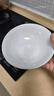 品聚德（PURJADE）骨瓷碗5.5-9英寸家用吃饭碗反口面碗斗笠碗纯白陶瓷大号汤碗面碗 6英寸骨瓷斗笠碗4个 实拍图