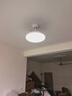 欧普（OPPLE）风扇灯吊扇灯24瓦LED照明低噪音餐厅卧室吊灯灯具包安装 冰风白 实拍图