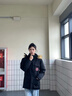 LUCK SWAN GODSE极寒羽绒服男中长款派克服女士户外运动工装大衣加厚保暖棉服外套 黑色-加拿大08远征大鹅风格 高绒加厚款 2XL 【建议体重：140-160斤】-情侣同款 实拍图