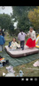 原始人充气床垫打地铺家用双人便携户外露营野营加厚自动气垫 香槟棕【190*150*25CM】【隔脏地垫套餐】 实拍图