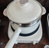 美的（Midea）电煮锅 小电锅 电蒸锅 电火锅 电热锅 分体式可拆洗 2.6L学生宿舍多功能锅 泡面锅 XZC2061 配蒸笼 实拍图