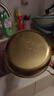 【韩剧同款】加厚不锈钢干锅海鲜锅火锅金色平底浅锅双耳锅泡面锅 迷你款17cm【金色】双柄汤锅 实拍图