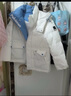 鸭鸭（YAYA）【佟丽娅同款】羽绒服女2024新款情侣装短款派克服防寒加厚外套H 白色 170/88A（M） 实拍图