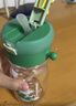 babycare儿童水杯吸管杯大宝宝喷雾降温幼儿园防摔水壶500ml上学专用 实拍图