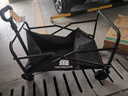 探险者（TAN XIAN ZHE）户外露营小推车折叠露营推车营地拖车野餐桌板手拉车摆摊快递车 150L 【曜石黑】-实心万向轮 实拍图
