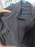 优衣库男装柔滑弹力摇粒绒半拉链套头衫/长袖25秋冬新款481184 08 深灰色 XL /180/108B 实拍图