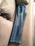 顶峰保罗（Dingfengbaoluo）直筒牛仔裤男春秋宽松美式休闲阔腿裤子WH75中蓝2XL 实拍图