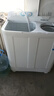海尔（Haier）双桶洗衣机半自动 家用大件洗 10公斤大容量 省水电 以旧换新 双缸 原厂品质XPB100-81D2 实拍图