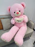 HKFZ圣诞节礼物超大号泰迪熊毛绒玩具大熊玩偶抱抱熊送女友陪睡 小仙女专属(粉色） 1.4米【精选高品质*现货速发】 实拍图