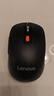 联想（Lenovo） 无线蓝牙双模鼠标 便携办公鼠标 人体工程学设计 适用台式机一体机笔记本平板 Howard黑色 实拍图
