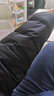 网易严选90鸭绒轻薄羽绒服保暖0压感排骨羽绒内胆防泼水蓄热抗菌外套 A款25秋冬90鲜绒立领-水墨黑 L 实拍图