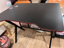 奥伦福特  电脑桌台式家用电竞游戏桌办公书桌简约书房写字桌子 碳纤维纹路单桌-80*60 升级款电竞桌 实拍图