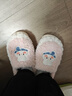 俞兆林（YUZHAOLIN）棉拖鞋男女冬季情侣卡通保暖月子鞋居家棉鞋 YZ088 实拍图