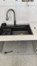 荣事达（Royalstar）水槽大单槽厨房手工304不锈钢多功能压纹洗菜盆一体盆台下盆E5 实拍图