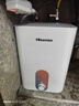 海信（Hisense）6.5升上出水大水量小型电热水器小厨宝五倍增容安全防护小尺寸1650W速热智能恒温调节WX201 6.5L 1650W 【小身材 大水量】 实拍图
