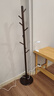 家逸全实木衣架落地衣帽架卧室挂衣架立式挂衣服架子客厅办公室挂包架 实拍图