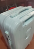 甄芝梦多功能行李箱万向轮男女拉杆箱学生密码箱大容量旅行箱拉链款皮箱 冰川蓝【升级多功能】 20英寸 【登机箱】 实拍图