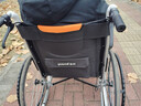 鱼跃 (yuwell)手动轮椅车H062折叠老人轻便免充气铝合金旅行手推代步 实拍图