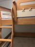 全友家居 实木高低床男孩女孩青少年原木风上下铺床家具1.5米 实拍图