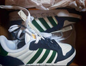 adidas ENTRAP美式校园风运动少年感复古篮球风板鞋男女阿迪达斯 白色/绿色/蓝色   39 实拍图