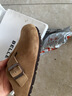 百丽休闲厚底增高勃肯鞋男包头外穿半拖鞋B3731BH5 杏色 38 实拍图