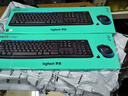 罗技（Logitech）MK275 键鼠套装 无线键鼠套装 办公键鼠套装 全尺寸 商务键鼠套装 带无线2.4G接收器 黑蓝色 实拍图
