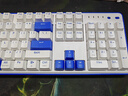 红龙（REDRAGON）KS104三模机械键盘 无线键盘 全键热插拔gasket结构RGB背光104键游戏办公键盘 白蓝-火红轴 实拍图