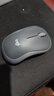 罗技（Logitech）M185鼠标 无线鼠标 办公鼠标 对称鼠标 黑色灰边 带无线2.4G接收器 实拍图