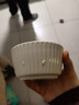 奶油风碗碟套装新款家用高颜值陶瓷餐具碗盘筷子轻奢耐高温 4.5英寸美式碗奶油色2只装 2件套 实拍图