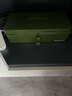 绿林（GREENER）家用铁工具箱铁皮大号单双层五金收纳箱多功能车载空箱中号手提式 360A绿-加厚单层【364*188*115】 实拍图