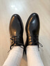百丽男鞋商务正装皮鞋休闲增高软底真皮鞋10503AM0 黑色-经典版 42 实拍图