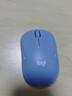 罗技（Logitech）M221 轻音鼠标 无线鼠标 办公鼠标 对称鼠标 带无线微型接收器 雾霭蓝 实拍图