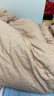 LOVO罗莱全棉磨毛四件套 秋冬加厚纯棉床单被罩双人220*240cm米色 实拍图