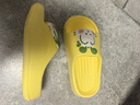 巴布豆（BOBDOG）儿童拖鞋男女童宝宝软底居家室内外夏季凉拖鞋 黄色 180码 实拍图
