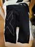 2XULight Speed系列男裤 MCS梯度压缩专业马拉松速干紧身健身短裤 黑/黑反光logo M 实拍图