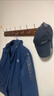 伊思家挂衣架墙上壁挂衣服挂钩挂衣钩进门玄关入户门后口钥匙免打孔实木 浅卡色【8钩】强力承重实木 实拍图