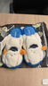 细细条（XIXITIAO）趣味情侣棒球棉拖鞋男女冬家居防滑保暖可爱个性毛毛鞋ins 白蓝色【可爱棒球】 40 -41【标准码】 实拍图