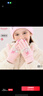 Hello Kitty儿童手套冬季女童保暖全指五指针织毛线女孩写字5529美乐蒂粉色 实拍图