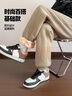 真维斯（Jeanswest）冬款男裤2025新款羊羔绒加绒加厚保暖束腿长裤青少年宽松运动卫裤 实拍图