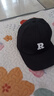 【热巴同款】加大棒球帽帽子男女大头围显脸小春夏字母百搭棒球帽 刺绣款-黑色 实拍图