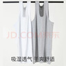宜而爽【100%纯棉】背心男士罗纹修身打底衫2件装 实拍图