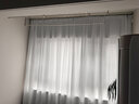 未来式幻影纱窗帘竖百叶窗纱帘透光不透人梦幻阳台防晒遮光2025新款客厅 幻影纱-霜白色（当天发货)（带挂钩） 【定制/穿孔/免费改短/高温定型】联系客服 实拍图