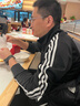 阿迪达斯 （adidas）运动套装男2025秋季跑步运动套装防风夹克直筒裤两件套 黑白 M 实拍图