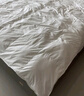 皮尔卡丹 暖绒抗菌 100%羽毛被加厚被子 双人冬被 6斤 200*230cm 白色 实拍图
