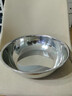 【不锈钢】和面盆厨房烘焙家用火锅盆洗菜打蛋汤锅盆醒面盆料理盆 32cm【热卖款】不锈钢 和面盆 实拍图