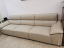 左右大黑牛真皮沙发现代简约客厅轻奢头层牛皮中小型家具DZY6050 [6]3m小四人位浅奶茶色 实拍图